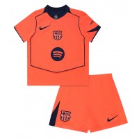 Dětský fotbalový dres Barcelona 2025-26 Třetí Krátký Rukáv (+ trenýrky)